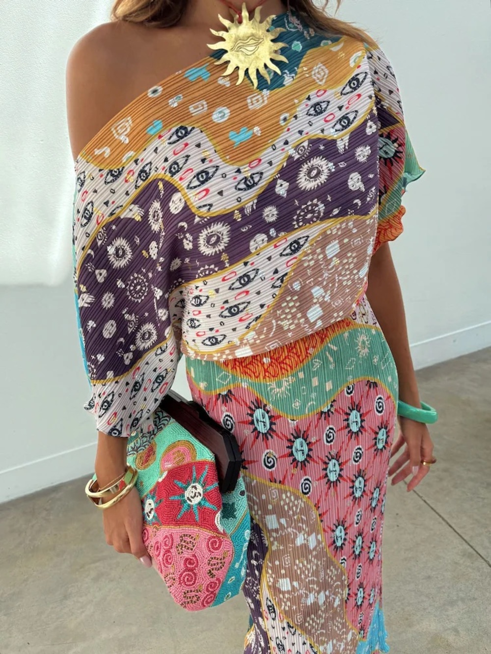 NWT Never Fully Dressed Tilly Short-Sleeve Off-Shoulder Maxi Dress size XL - Picture 2 of 8